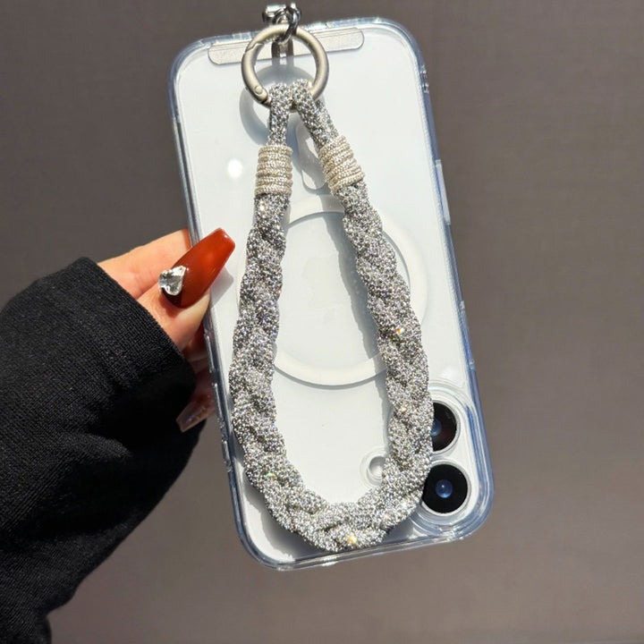 Sparkly Rhinestone Phone Wrist Strap, Bag Charm & Keyring