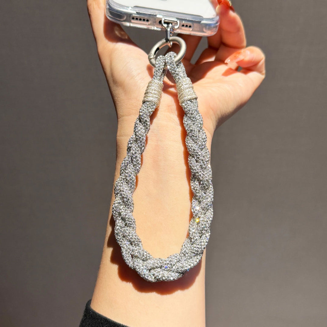 Sparkly Rhinestone Phone Wrist Strap, Bag Charm & Keyring