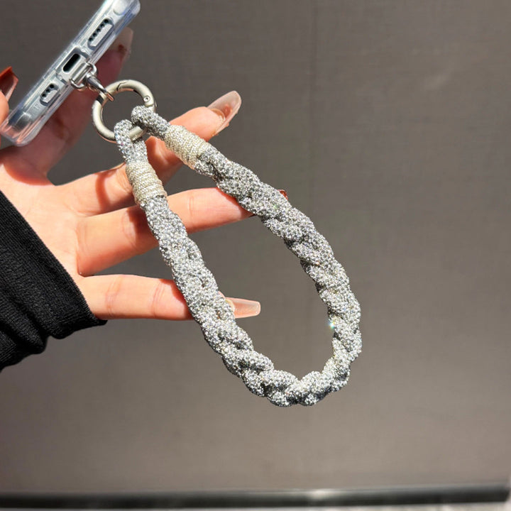 Sparkly Rhinestone Phone Wrist Strap, Bag Charm & Keyring