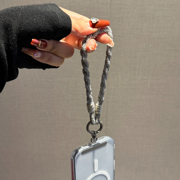 Sparkly Rhinestone Phone Wrist Strap, Bag Charm & Keyring