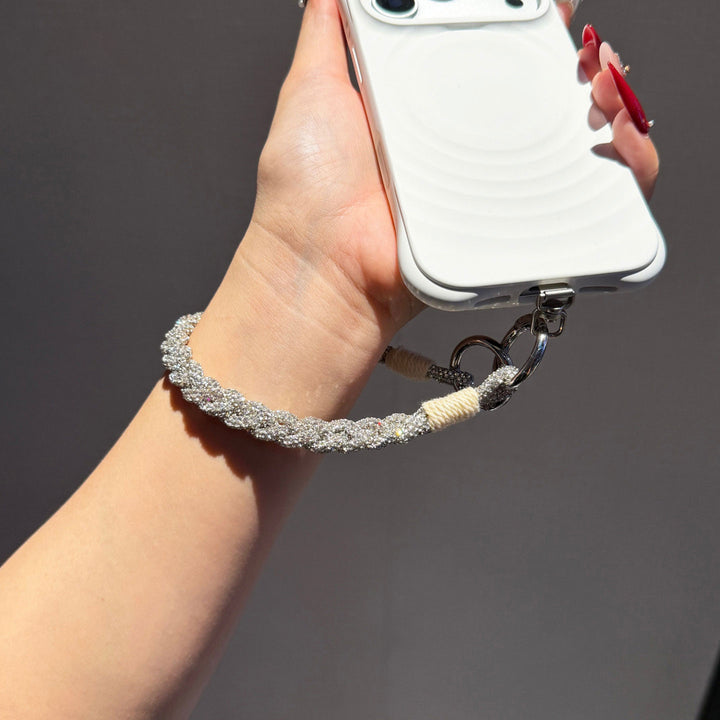 Sparkly Rhinestone Phone Wrist Strap, Bag Charm & Keyring