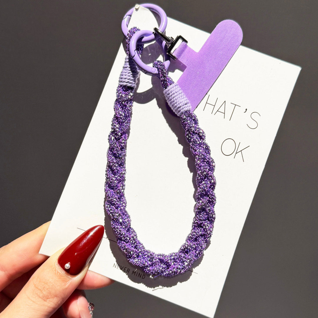 Sparkly Rhinestone Phone Wrist Strap, Bag Charm & Keyring