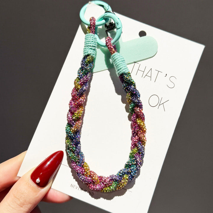 Sparkly Rhinestone Phone Wrist Strap, Bag Charm & Keyring