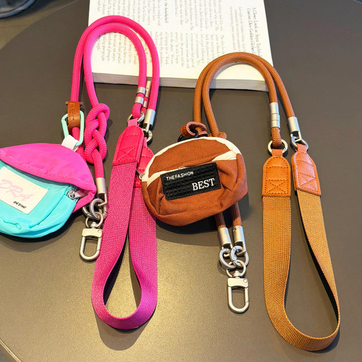 3-in-1 Minimalist Rope Crossbody Phone Lanyard