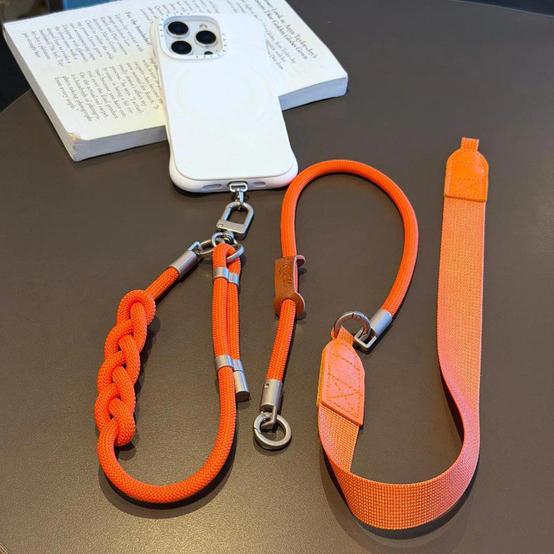 3-in-1 Minimalist Rope Crossbody Phone Lanyard