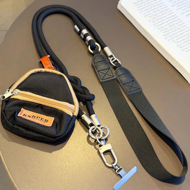 3-in-1 Minimalist Rope Crossbody Phone Lanyard
