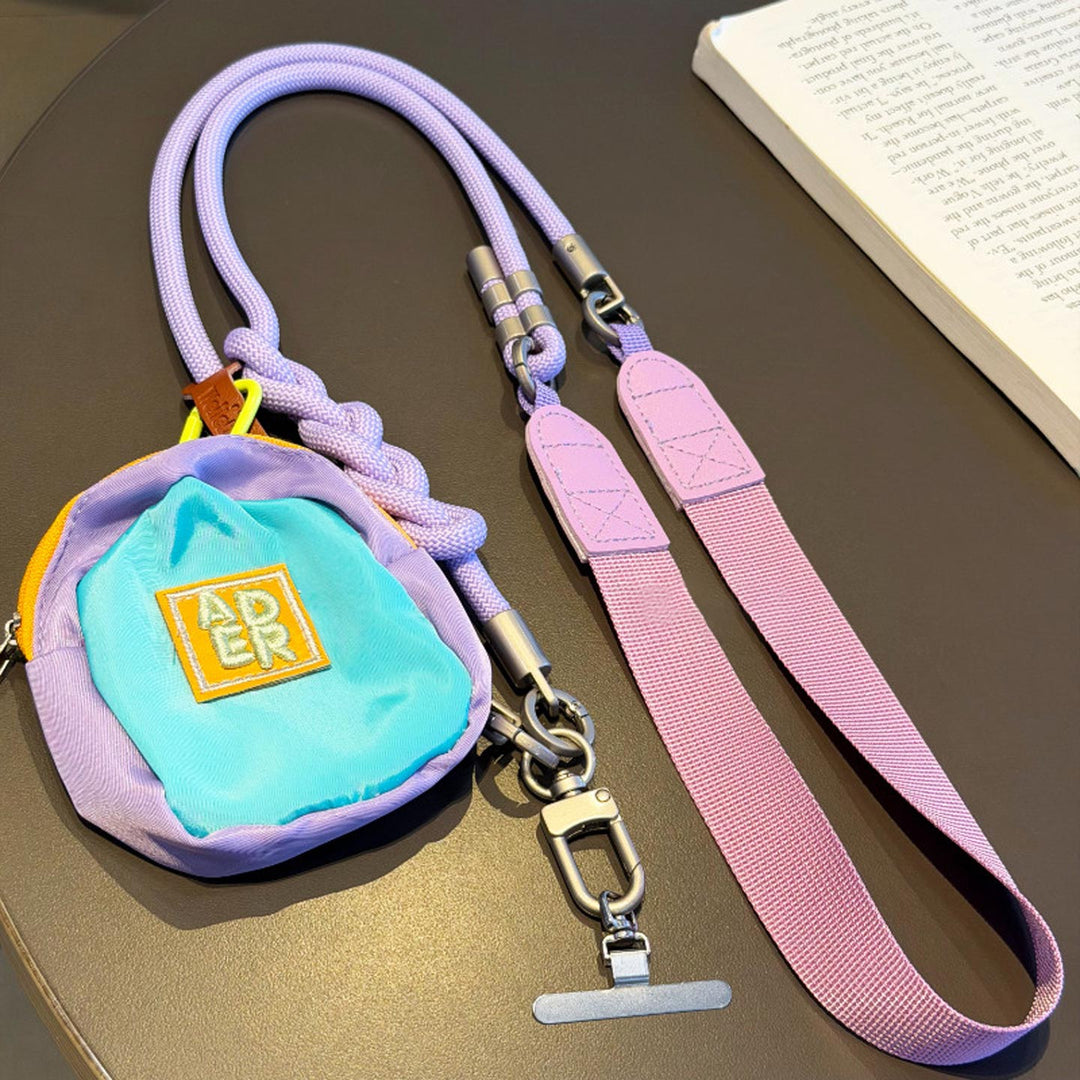 3-in-1 Minimalist Rope Crossbody Phone Lanyard