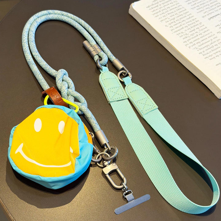 3-in-1 Minimalist Rope Crossbody Phone Lanyard