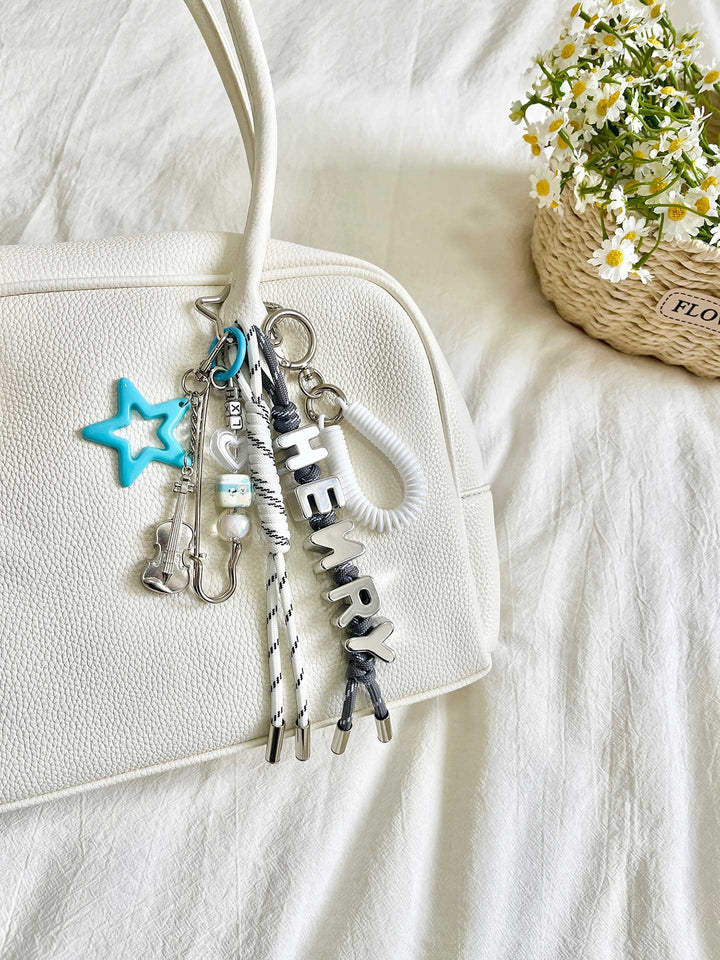 Personalized Handmade Bag Charm — Custom Name Gift