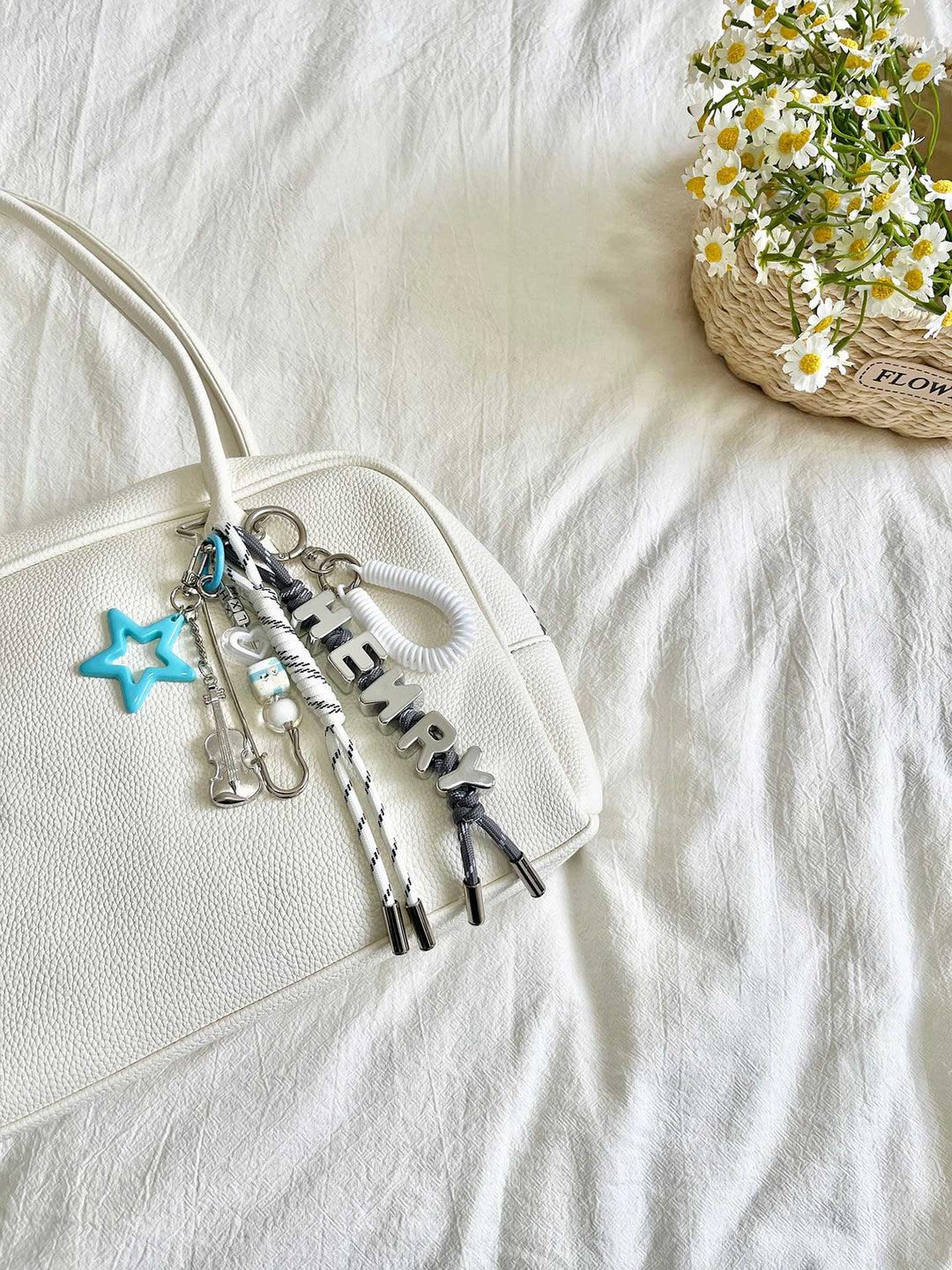 Personalized Handmade Bag Charm — Custom Name Gift