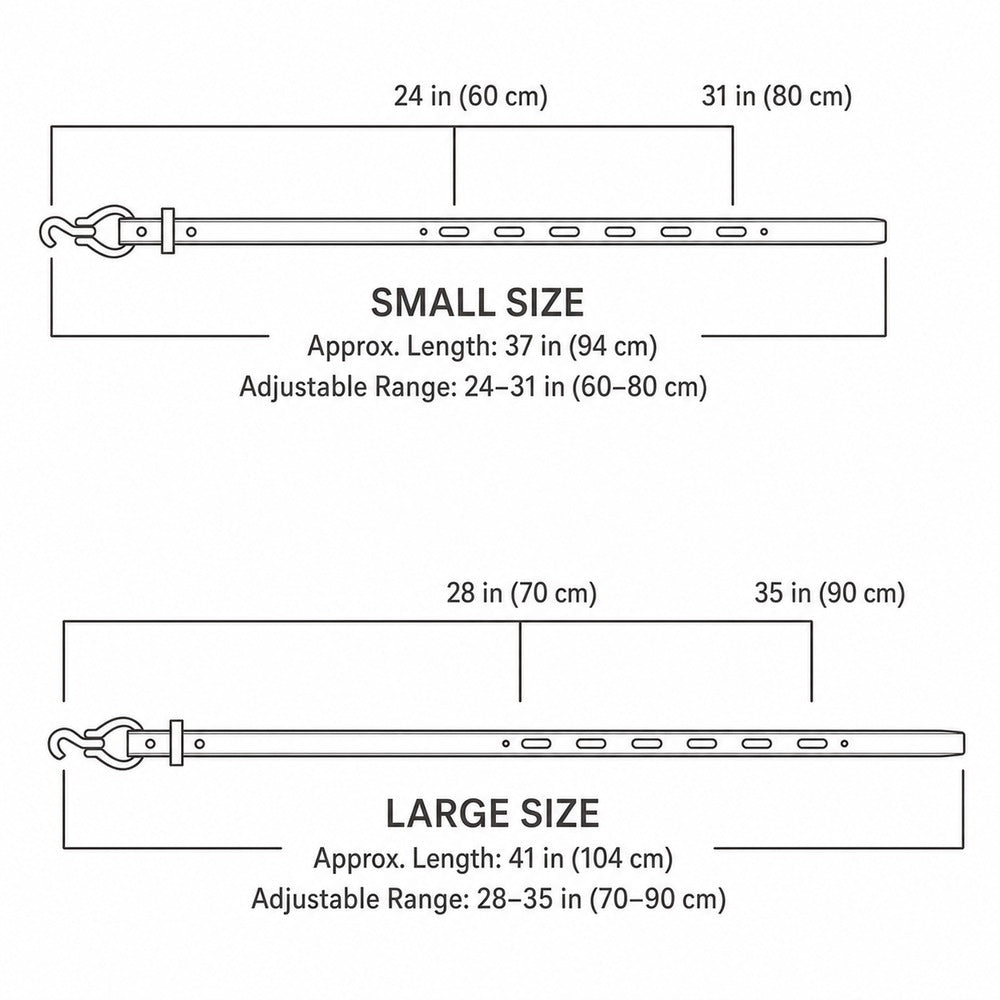 Horsebit Leather Waist Belt