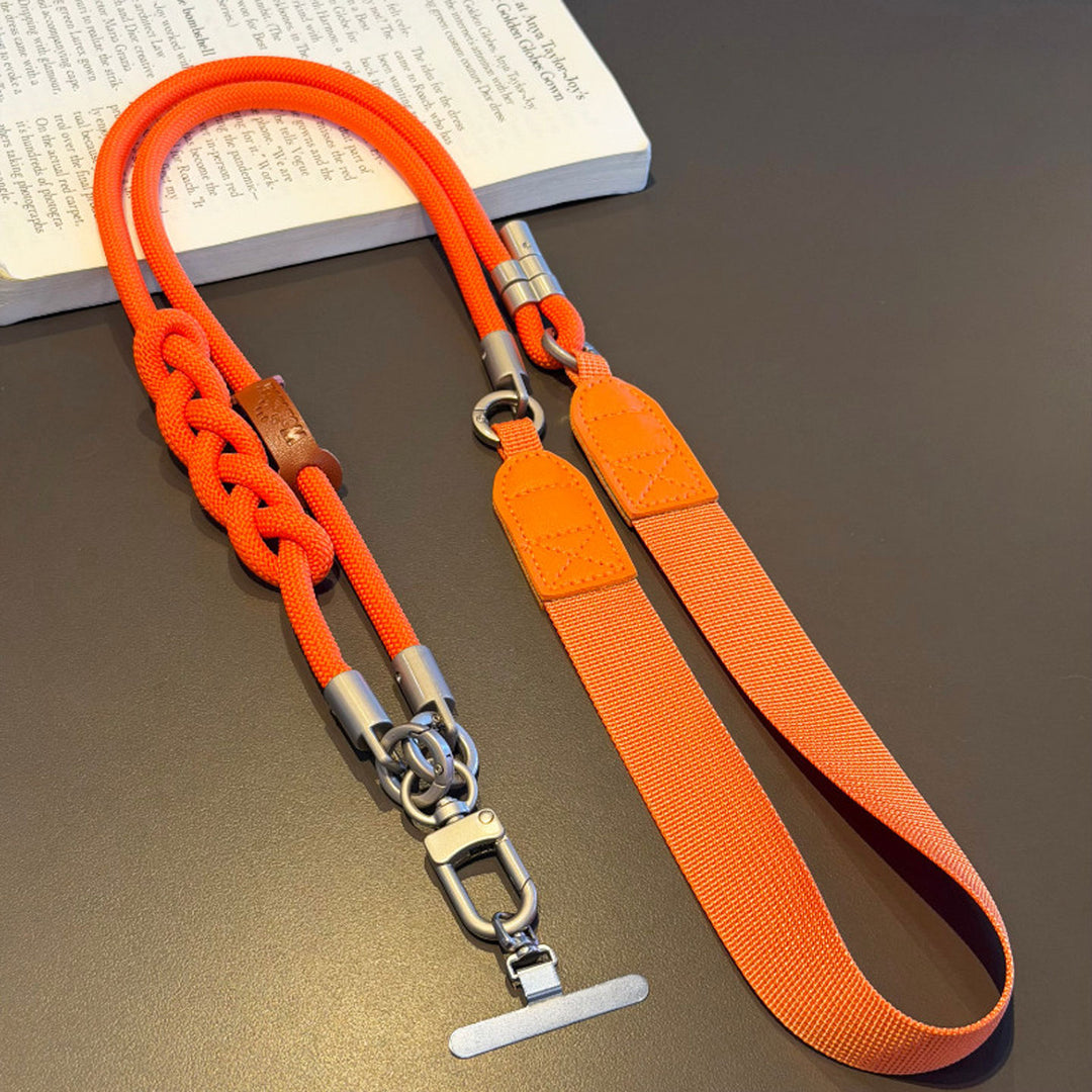 3-in-1 Minimalist Rope Crossbody Phone Lanyard