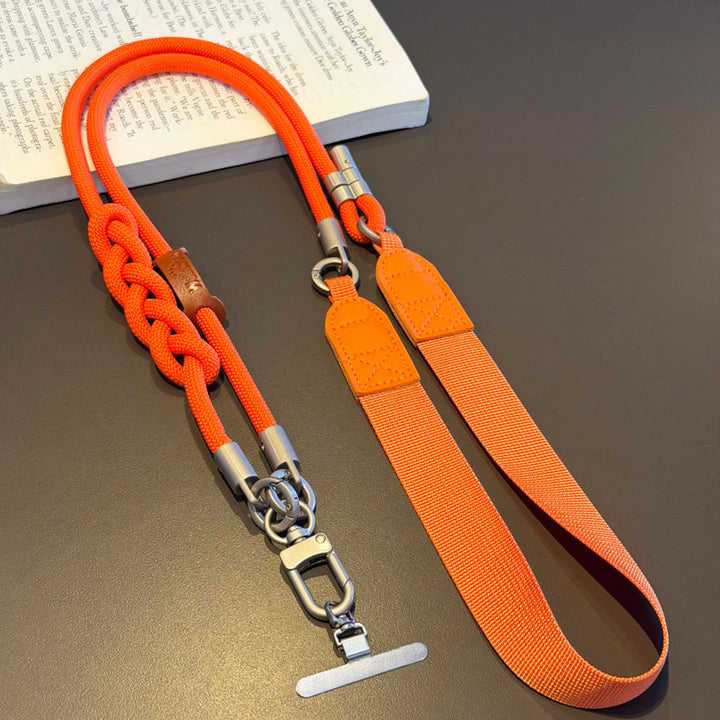 3-in-1 Minimalist Rope Crossbody Phone Lanyard