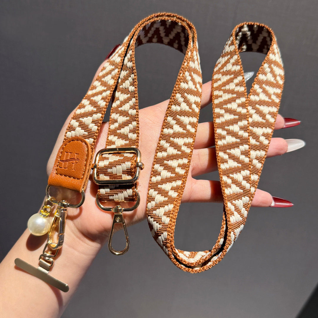 Fashion Woven Phone Strap for Daily Outfits
