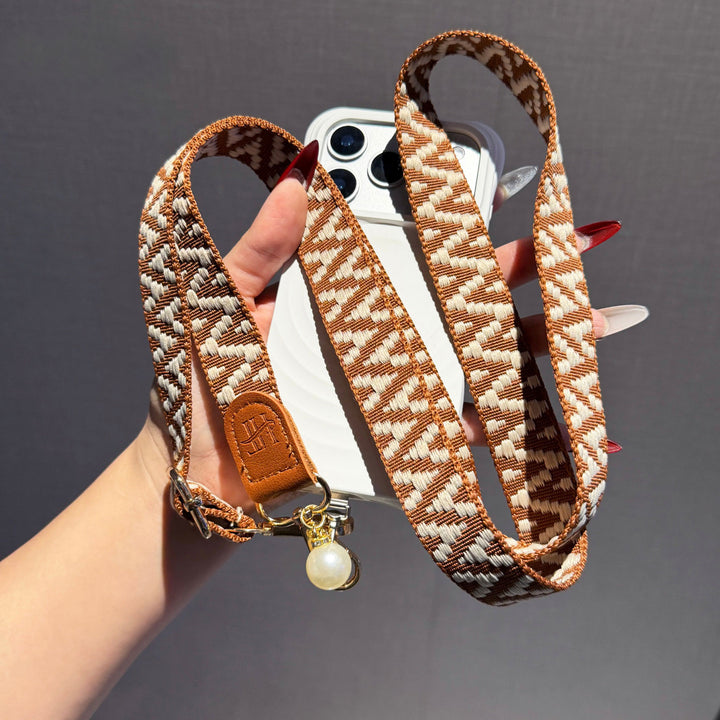 Fashion Woven Phone Strap for Daily Outfits