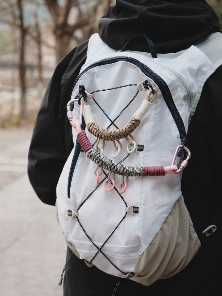 Handmade Multi-Clip Paracord Bag Charm