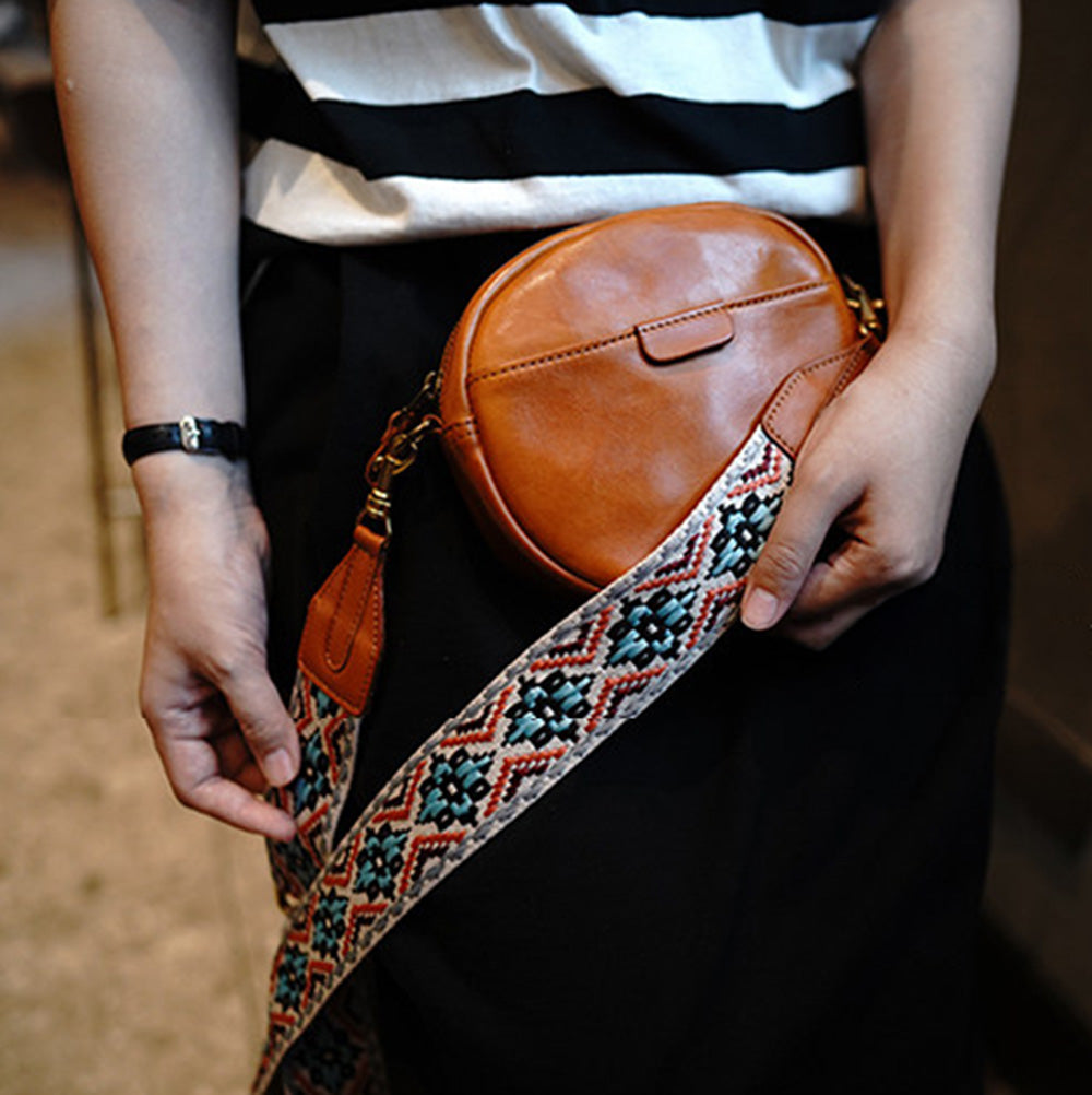 Adjustable Woven Crossbody Bag Strap