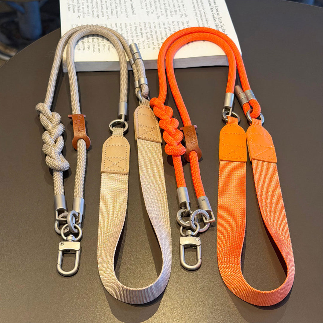 3-in-1 Minimalist Rope Crossbody Phone Lanyard