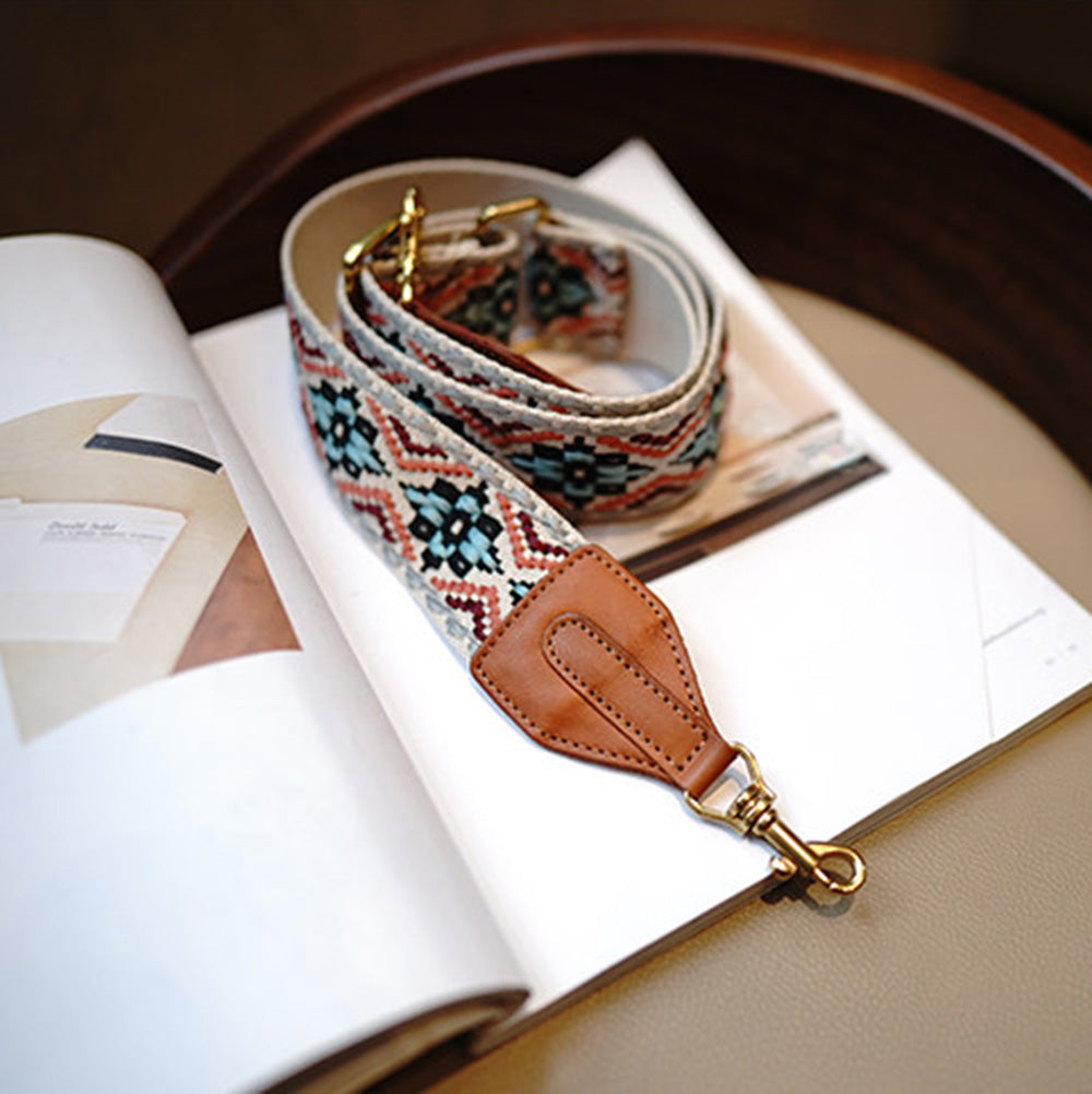 Adjustable Woven Crossbody Bag Strap