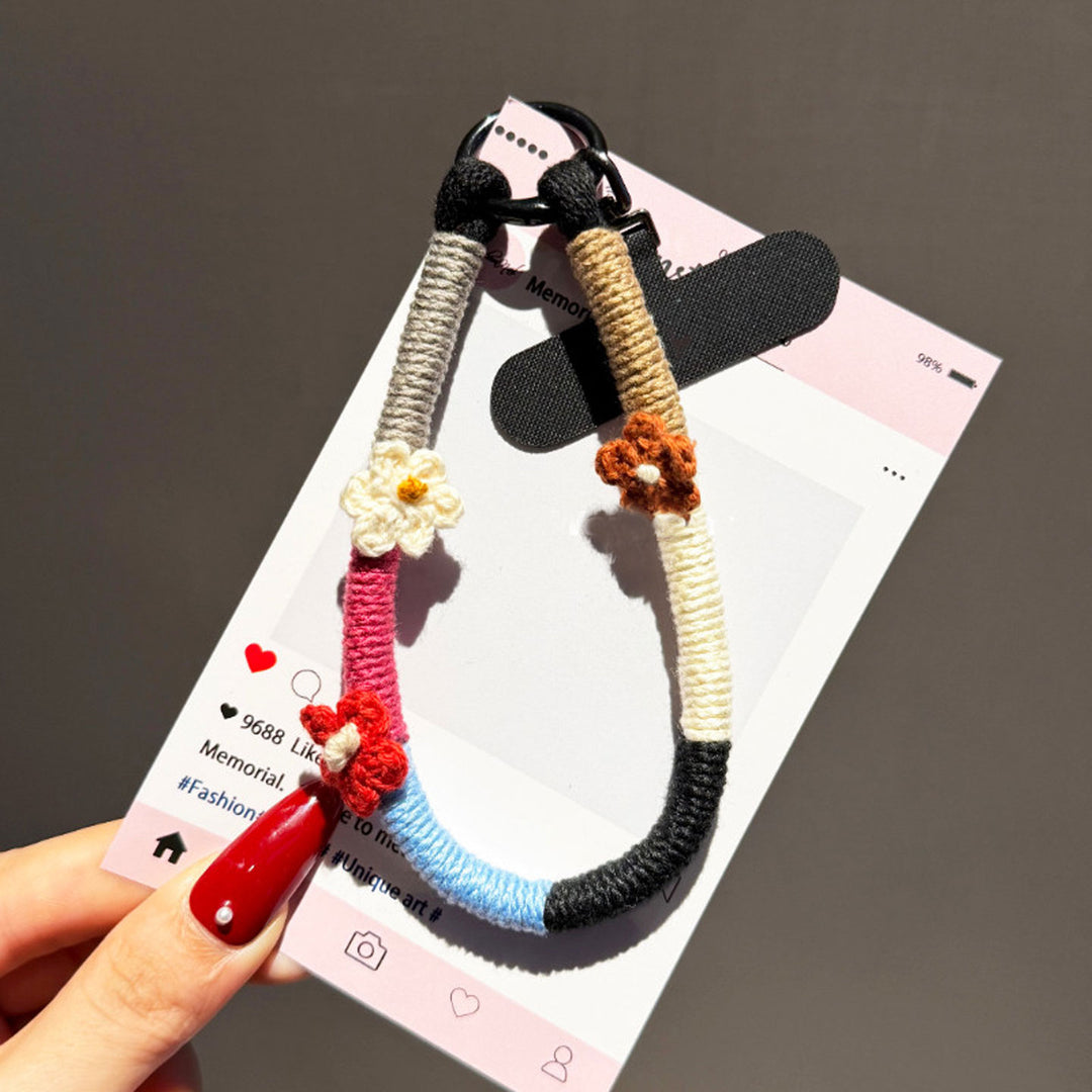Colorful Woven Phone Wrist Strap