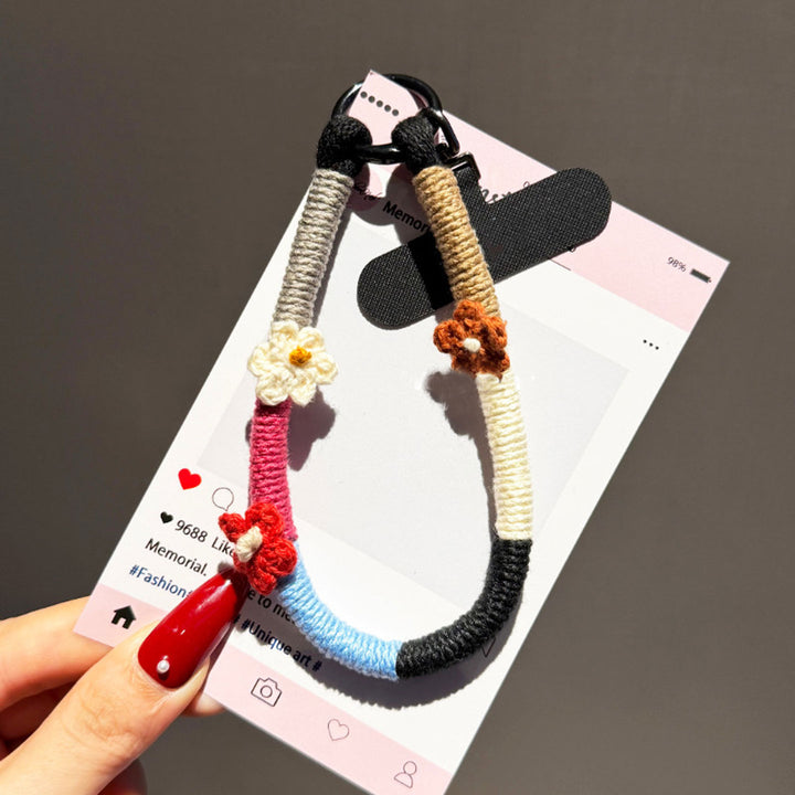 Colorful Woven Phone Wrist Strap