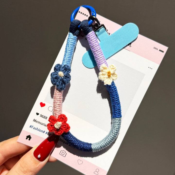 Colorful Woven Phone Wrist Strap