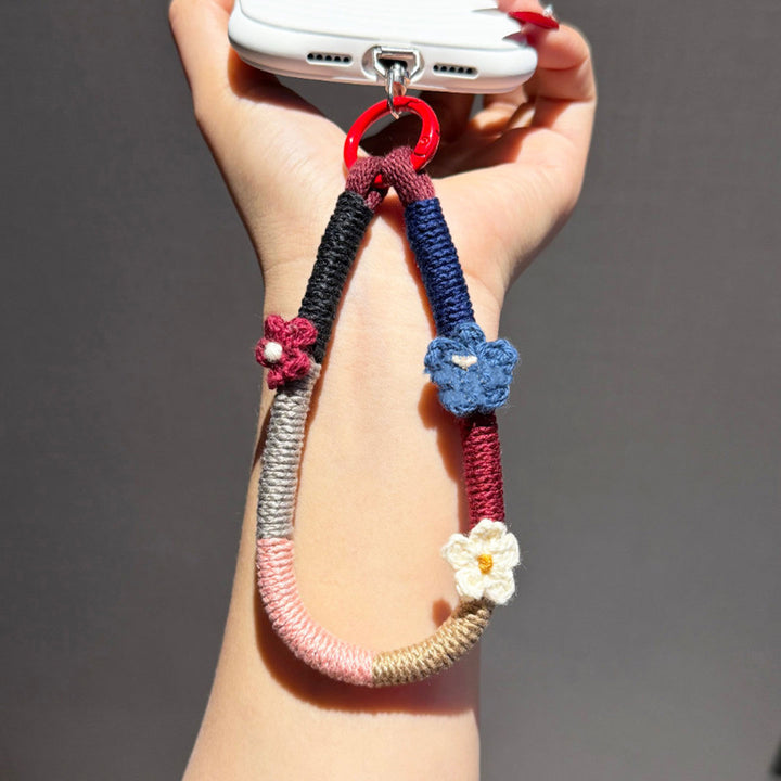 Colorful Woven Phone Wrist Strap