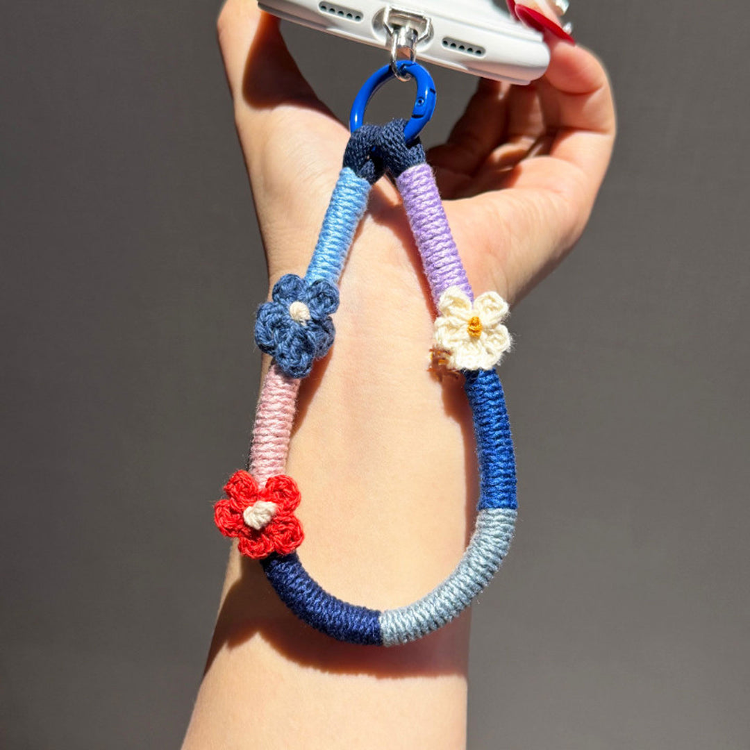 Colorful Woven Phone Wrist Strap