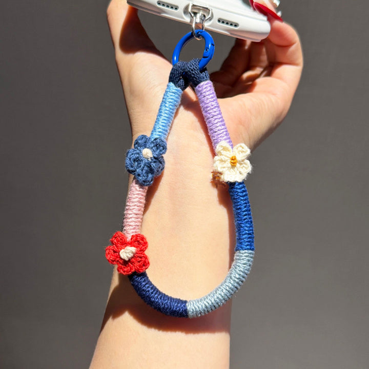 Colorful Woven Phone Wrist Strap