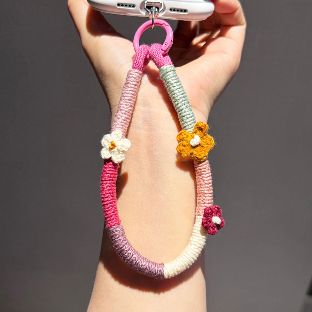Colorful Woven Phone Wrist Strap
