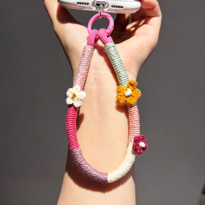 Colorful Woven Phone Wrist Strap