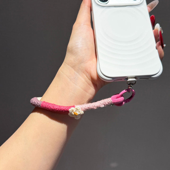 Colorful Woven Phone Wrist Strap
