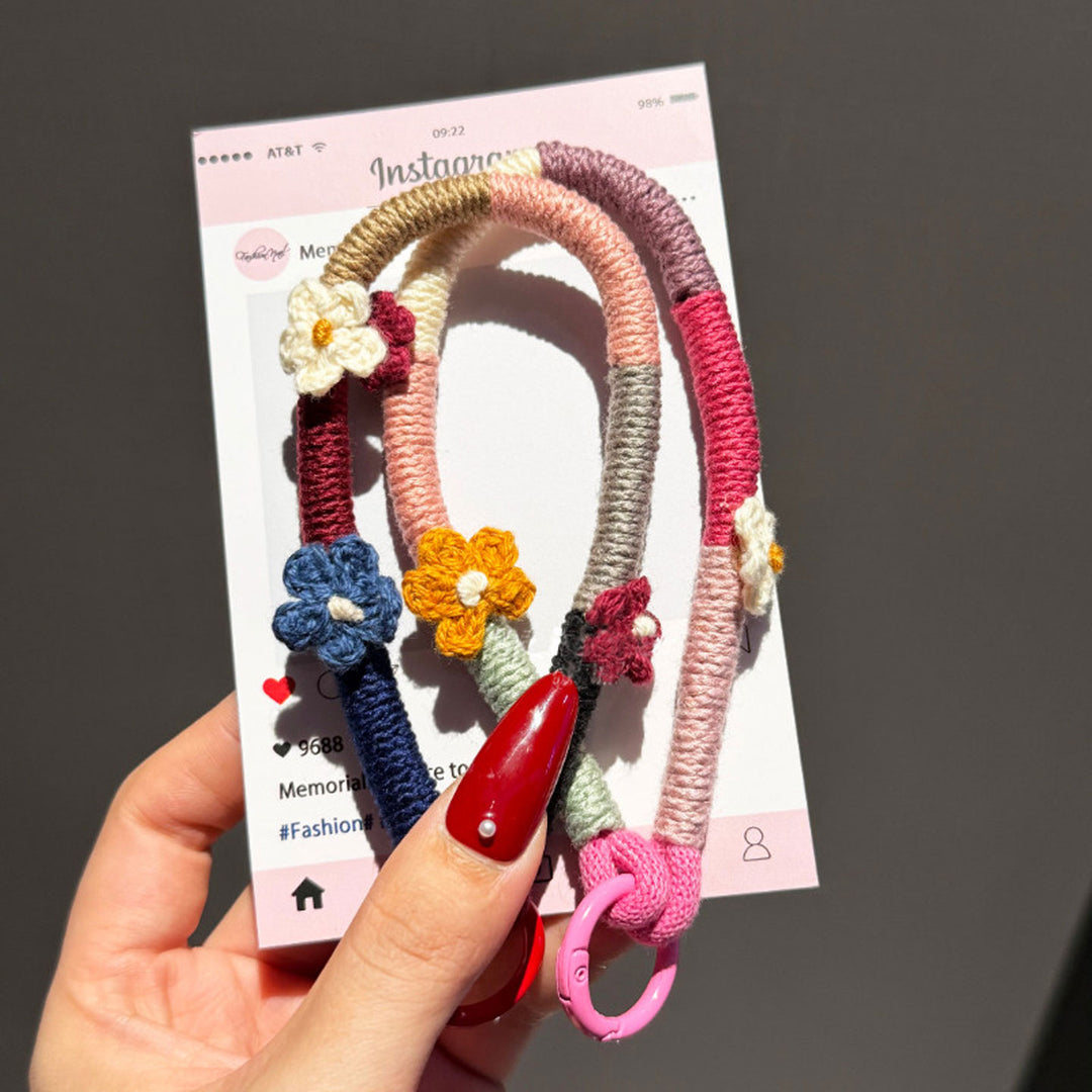Colorful Woven Phone Wrist Strap