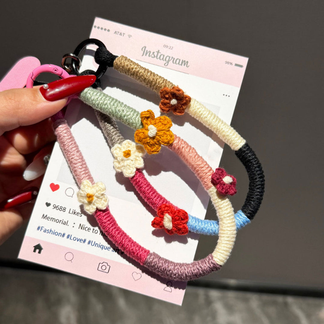 Colorful Woven Phone Wrist Strap