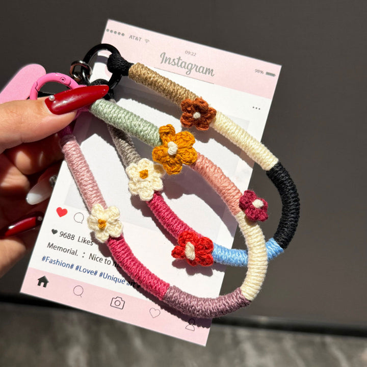 Colorful Woven Phone Wrist Strap