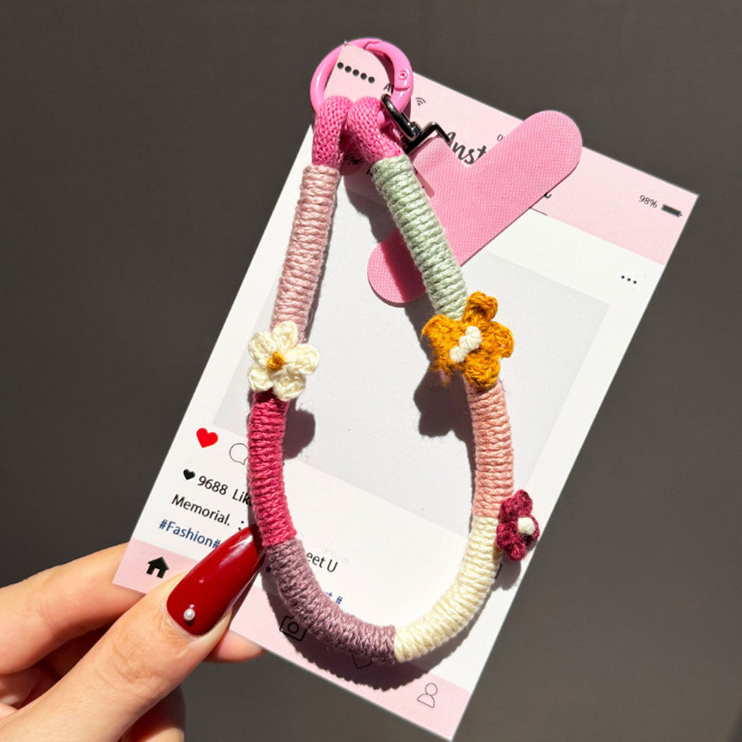 Colorful Woven Phone Wrist Strap