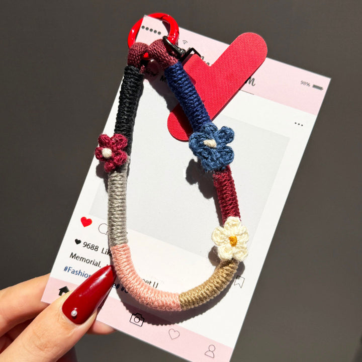 Colorful Woven Phone Wrist Strap