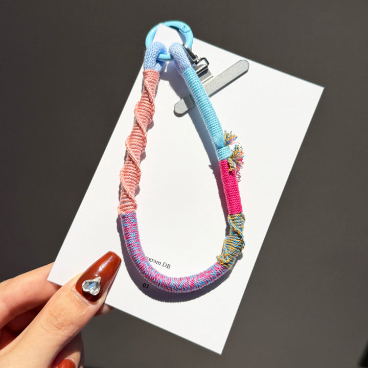 Colorful Woven Phone Wrist Strap