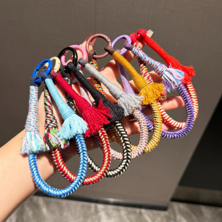 Colorful Woven Phone Wrist Strap