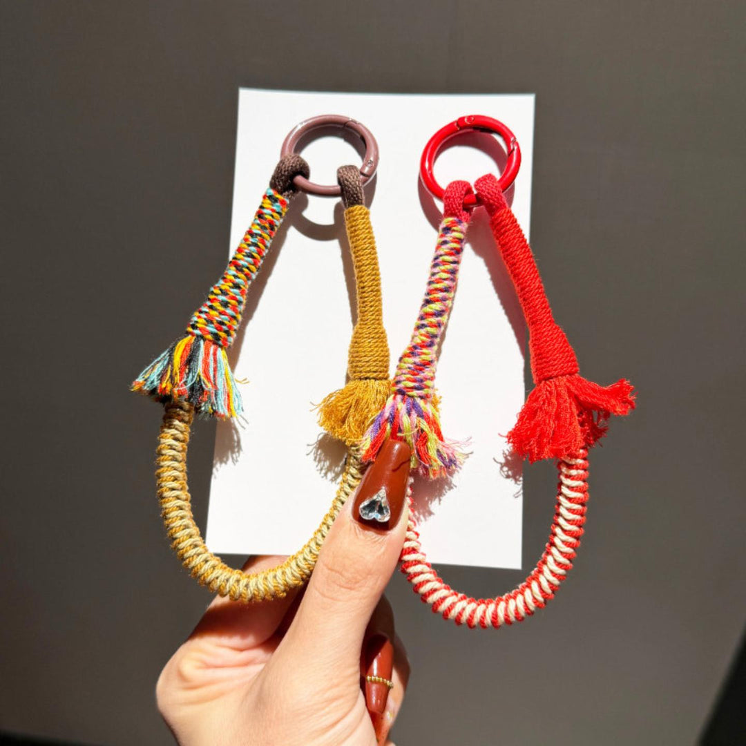 Colorful Woven Phone Wrist Strap