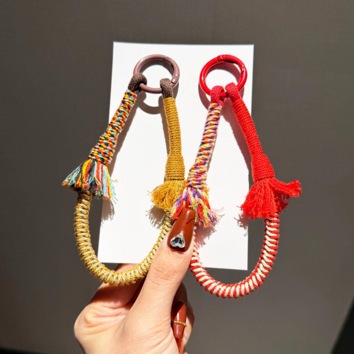 Colorful Woven Phone Wrist Strap