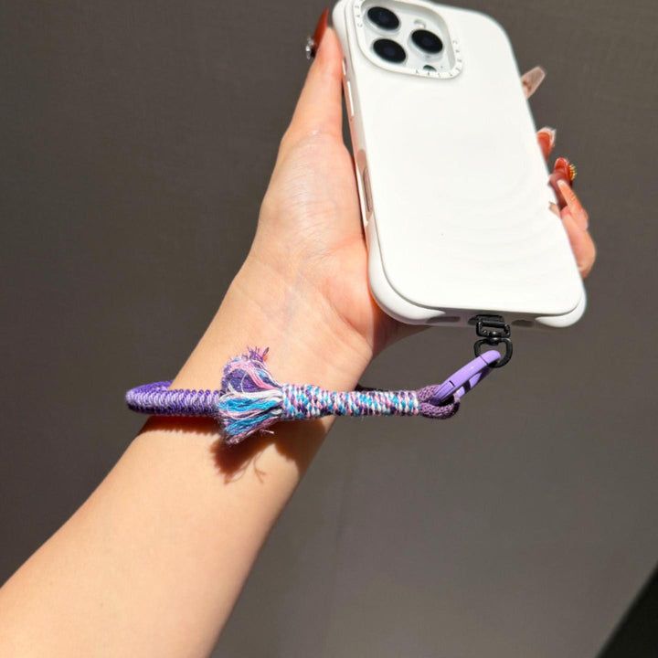 Colorful Woven Phone Wrist Strap