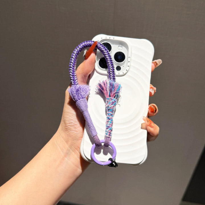 Colorful Woven Phone Wrist Strap