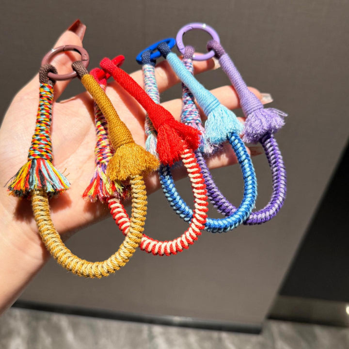 Colorful Woven Phone Wrist Strap