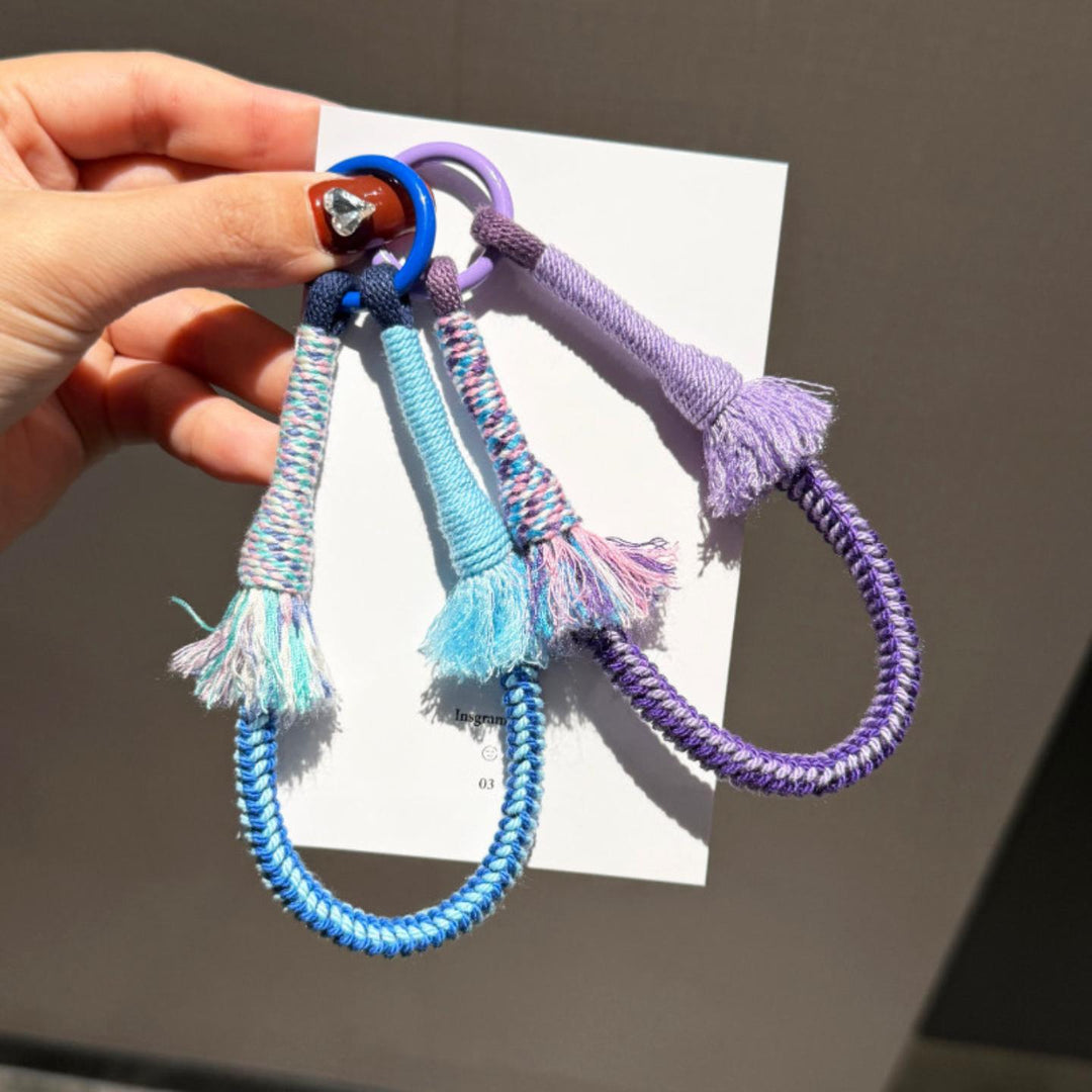 Colorful Woven Phone Wrist Strap