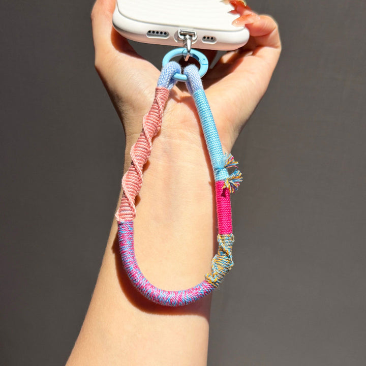 Colorful Woven Phone Wrist Strap