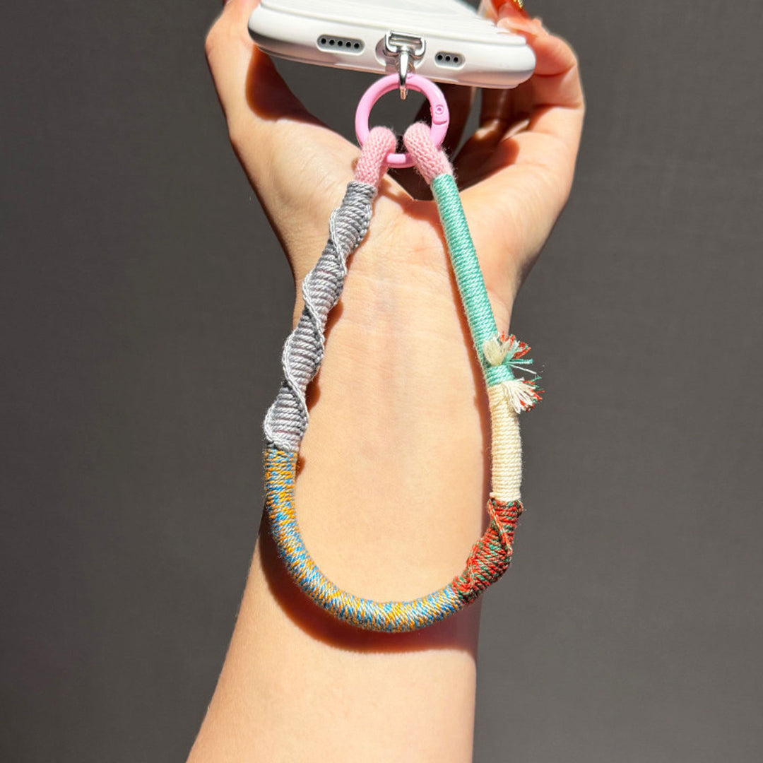 Colorful Woven Phone Wrist Strap