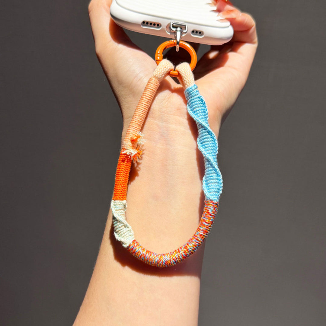 Colorful Woven Phone Wrist Strap