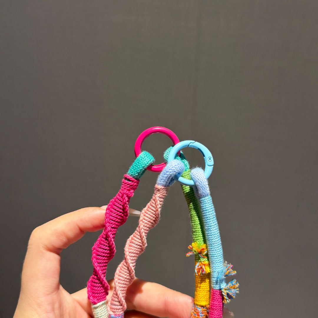 Colorful Woven Phone Wrist Strap