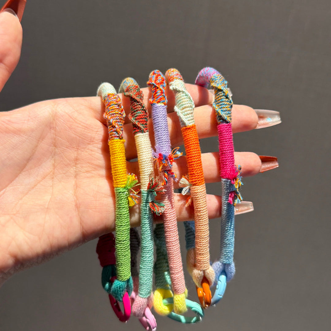 Colorful Woven Phone Wrist Strap